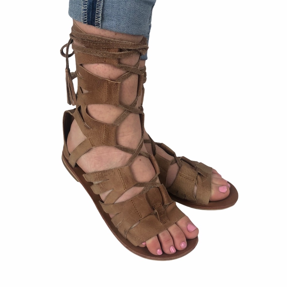 Free People Mesa Verde Gladiator Sandal Tassels